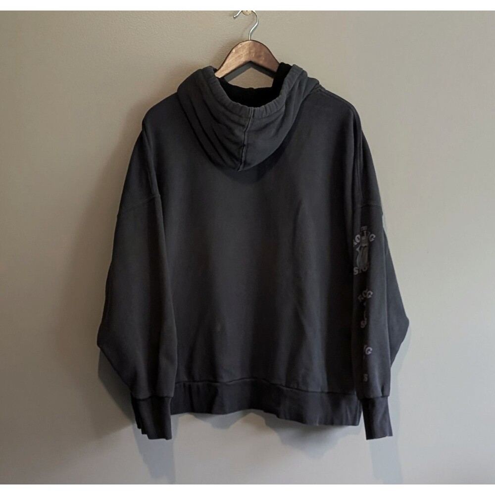 American Eagle Rolling Stones Hoodie Mens Small Black Graphic Tongue Logo Band - Picture 6 of 6